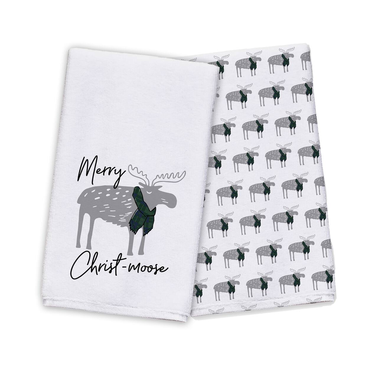Merry Christ-moose Tea Towels - Set of 2